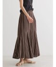 AMERICAN HOLIC リネンブレンドストライプマーメードスカート