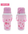 Mother garden マザーガーデン 野いちご コップ付 直飲み プラボトル 水筒 《スケッチ柄》