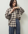 Green Parks ・ＥＬＥＮＣＡＲＥ　ＤＵＥ　チェックギャザーシャツ