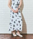 GRACE CONTINENTAL パフュームプリントパイルスカート