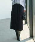 ICB L 【洗える】ストレッチスエード ナロースカート