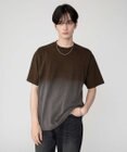 WEGO 【ユニセックス着用ITEM/MLサイズ展開】グラデーションワンポイントT（SS）