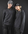 WEGO 【ユニセックス着用ITEM】MA55IVE　コールドダイスウィッチングロゴT（LS）