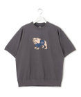 J.PRESS YORK STREET 【UNISEX】ブルドッグプリントTシャツ