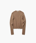 ATON RAMIE WOOL RIB | リブモックネックセーター