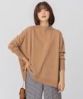 23区 【洗える】セミウーステッドウール モックネック ニット