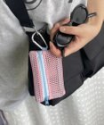 WEGO メッシュ配色ポーチ