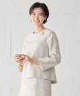 J.PRESS LADIES ライトツイードストレッチ ブラウス