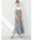 earth music&ecology チェックマーメイドキャミワンピース