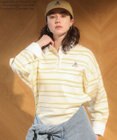 Green Parks GREENWICH POLO CLUB(TM)布帛ドッキングポロニットプルオーバー