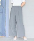 Feroux 【洗える】マーベルトデザイン セミワイドパンツ