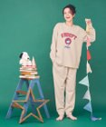 WACOAL ワコール_リラックス＆スリープ パジャマ 綿100%(本体) ガーゼ裏毛素材 長袖 長ズボン PEANUTS スヌーピー レディース FDX559 /ワコール