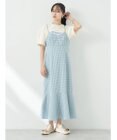 earth music&ecology チェックマーメイドキャミワンピース