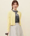 ANY SIS 【洗える】レースネックショートレングス カーディガン