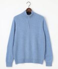JOSEPH ABBOUD カシミヤブレンド ハイネック ZIP プルオーバーニット