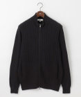 JOSEPH ABBOUD 【洗える・カシミヤブレンド】カシミヤブレンド ハイネック ジップ  カーディガン