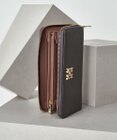 russet モノグラムプレートラウンドジップウォレット(SO-372)