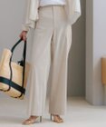 23区 S 【CLASSY.6月号掲載/洗える】リネンレーヨンストレッチ ワイドパンツ