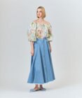 GRACE CONTINENTAL サーキュラーデニムスカート