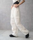 WEGO 【ウエストゴム】イージーパラシュートカーゴパンツ