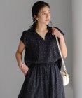 【WEB限定カラー】ヴィンテージシアー フリルネック ブラウス