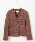 自由区 ラメノットファンシーツイード ジャケット