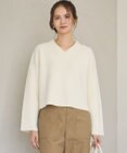 23区 【SLOW/一部店舗限定】ソフトウール Vネック ニット