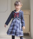 ANY KIDS ジャケット付き チェック ワンピース