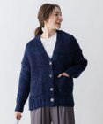 自由区 【Sサイズ有】ボタニカルダイ Vネックカーディガン