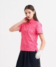 23区GOLF 【WOMEN】遮熱エイトムーブ リーフポロシャツ