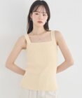 earth music&ecology リブニットタンクトップ