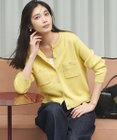 【滝沢眞規子さん着用/Oggi掲載】コットンカシミヤ ポケット カーディガン