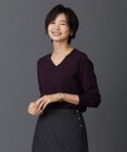 J.PRESS LADIES 【洗える】PRINCE Vネック ニット