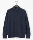 JOSEPH ABBOUD カシミヤブレンド ハイネック ZIP プルオーバーニット