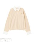 Green Parks GREENWICH POLO CLUB(TM)布帛ドッキングポロニットプルオーバー