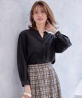 ANY SIS 【AIコラボ】スタンドカラースキッパー ブラウス