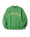 J.PRESS MEN 【J.PRESS ORIGINALS】FABRIC LOGO SWEATSHIRT