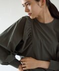 UNFILO 【撥水/軽量/ストレッチ】MOVE TEX ボリュームスリーブブラウス