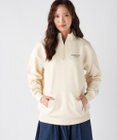 OP／FILA 【ocean pacific】Daily Cozy/あったか裏起毛ハーフジップロゴスウェット