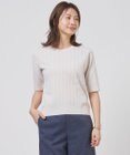 J.PRESS LADIES S 【アンサンブル着用可】Rayon Elite Stretch クルーネック ニット