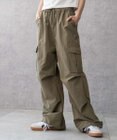 WEGO 【ウエストゴム】イージーパラシュートカーゴパンツ