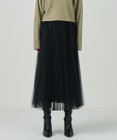 GRACE CONTINENTAL ラメプリーツスカート