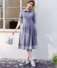 Tiaclasse レースコンビシャツワンピース