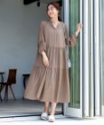 Tiaclasse 【洗える】大人可愛いティアードワンピース