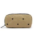 LeSportsac RECTANGULAR COSMETIC/モカブラックハートエンブロイダリー