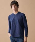 JOSEPH ABBOUD 【キングサイズ・上質な肌触りと美しい光沢感 】ブロックリンクス 長袖Ｔシャツ　26SSモデル