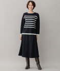 自由区 ウールジャージー フレアシルエットスカート