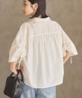 AMERICAN HOLIC 【WEB限定】ギャザーリボンスリーブ半袖シャツ