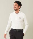 23区GOLF 【MEN】【吸水速乾・UVケア】ハニカムカノコ 長袖ポロシャツ