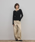 GRACE CONTINENTAL ヘンリーネックカットトップ